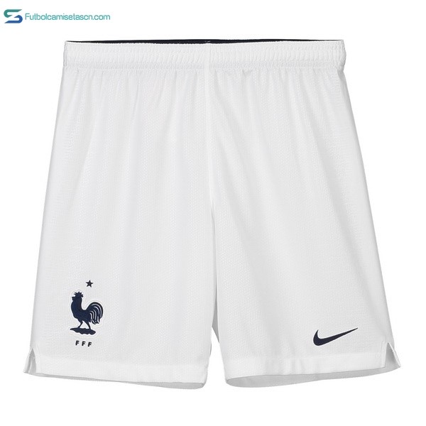 Pantalones Francia 1ª 2018 Blanco